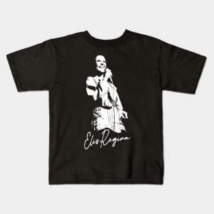 Elis Regina / Retro Style Fan Art Design Kids T-Shirt